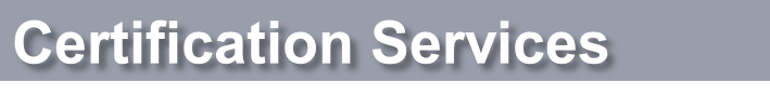 Certification Services